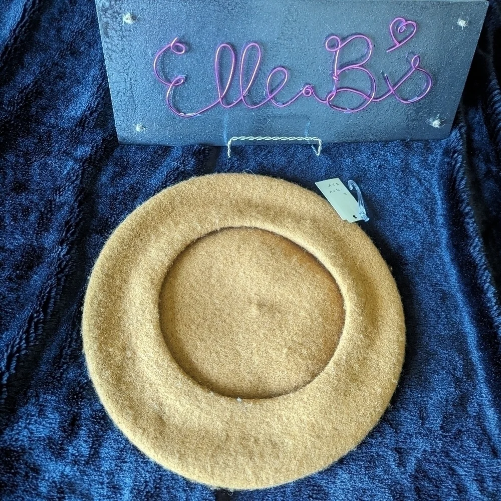 NWT A New Day Wool Brown/Yellow Top Hat
